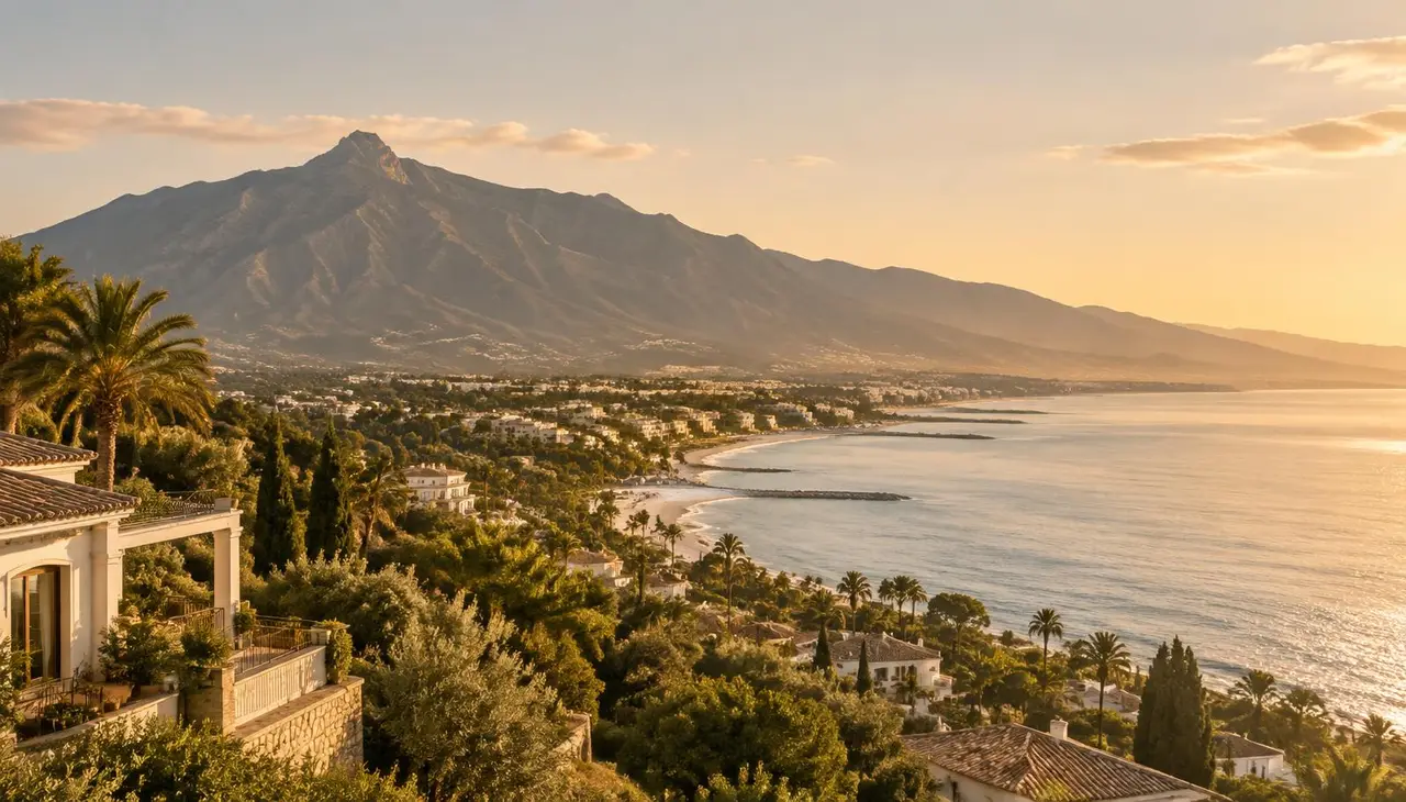 Marbella coastline, where CellOrtho is located